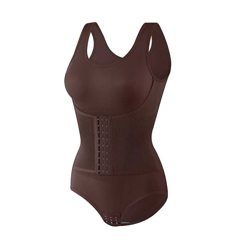 Bravellea Bodysuit Shapewear - Double Breasted Tummy Control Postpartum Corset