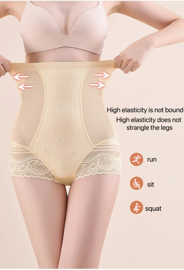 Bravellea Postpartum Shaping Briefs 2-Pack - High Waist Tummy Control Panties.
