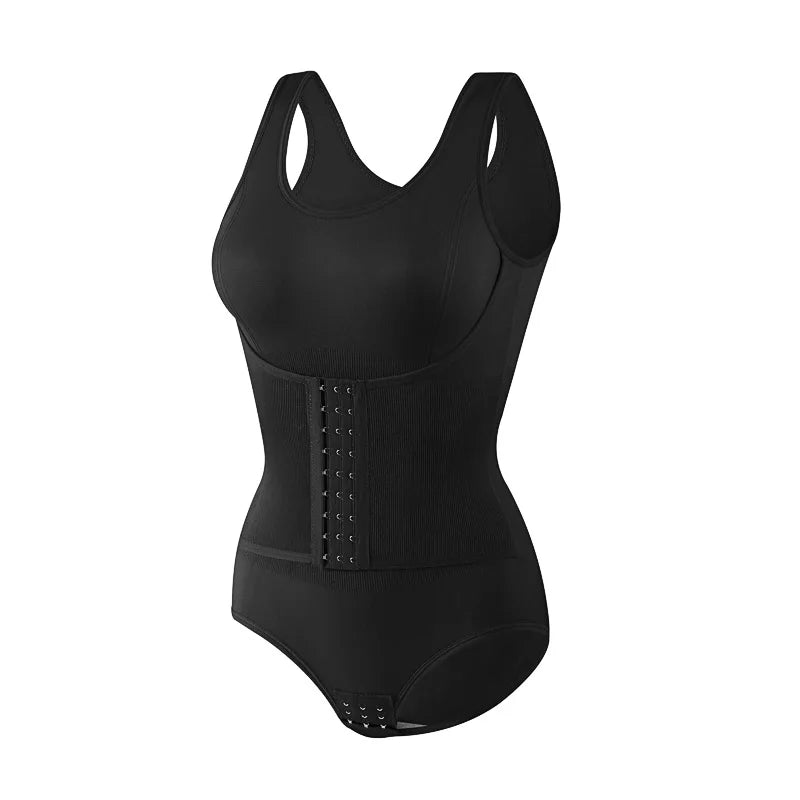 Bravellea Bodysuit Shapewear - Double Breasted Tummy Control Postpartum Corset