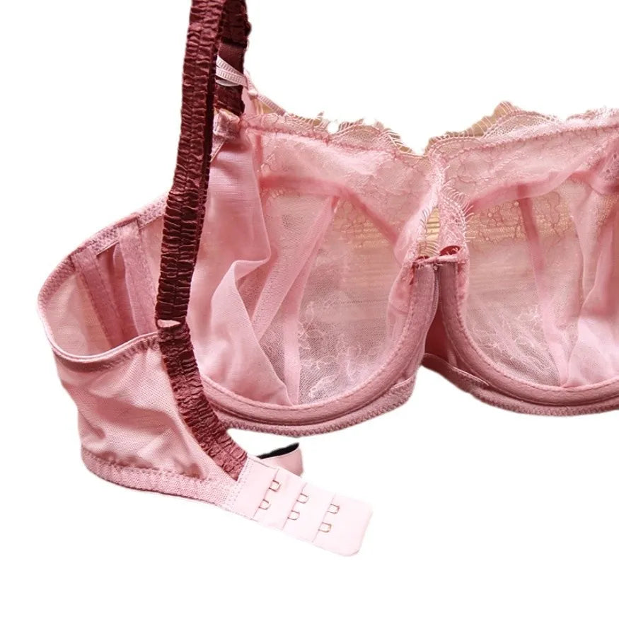 Bravellea Plus Size Minimizer Bra - Ultra Thin Wireless Full Coverage D-H Cup