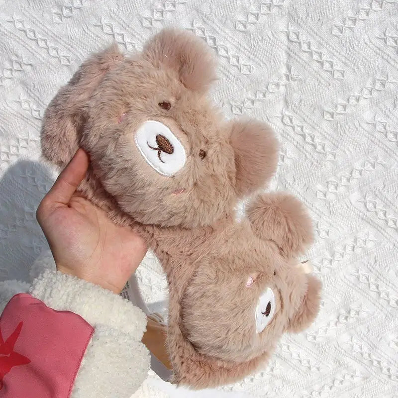 Bravellea Soft Bear Lolita Bra - Plush Warm Cute Winter Gathering Comfort