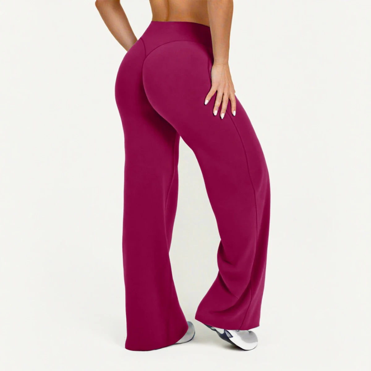 Bravellea High Neck Sports Bra & Leggings Set - Gym Top with Built-In Cups
