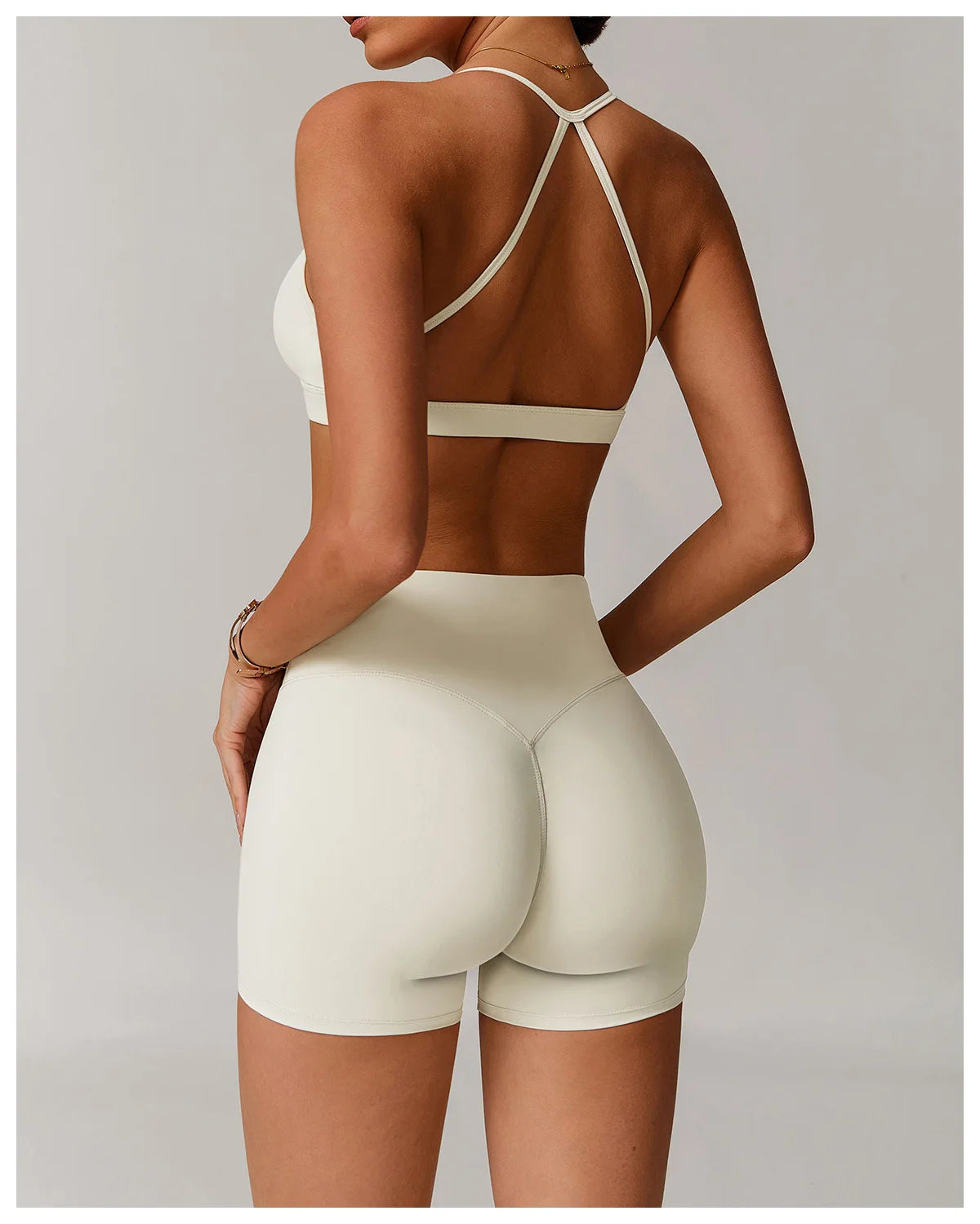 Bravellea Sexy Back Sports Bra - Shockproof High Support Quick-Drying Top